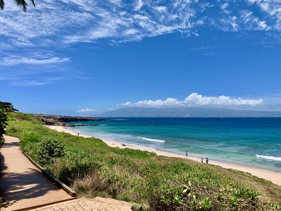 Enjoy a scenic stroll along the nearby beach, just moments from Kapalua Ridge 2321.