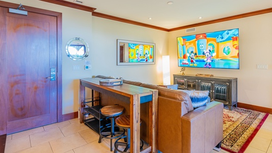 Relax and enjoy the views, the TV and the comfortable layout.