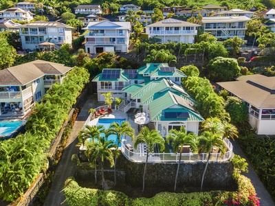 Aerial from West facing East