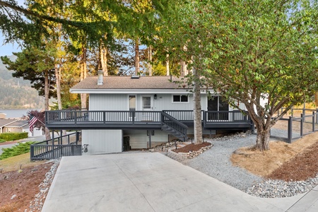 Expansive balcony adds charm to this cozy home