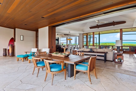Open-plan living with indoor-outdoor flow.