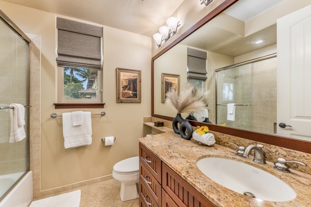 Guest Bathroom Adjacent to Guest Bedroom