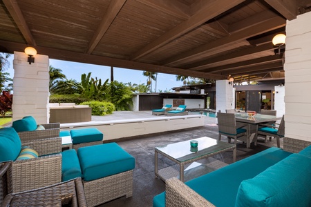 Luxurious Outdoor Lounge Area