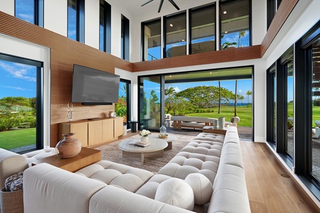 Gather in the expansive great room where panoramic views and relaxed luxury welcome every moment.