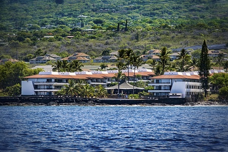 From the ocean looking back towards Casa De Emdeko