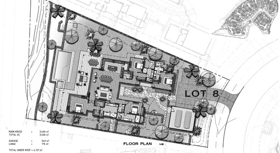 Floor plan of home