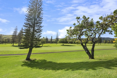 Enjoy peaceful moments looking out at the mountains and golf course