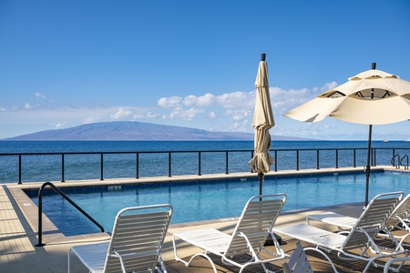 Delight in the ultimate beachfront experience with pristine views from the patio.