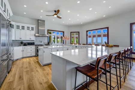 Grab a seat at the counter and enjoy your morning coffee