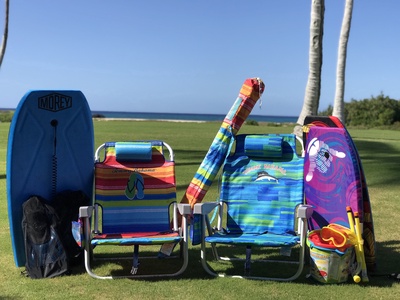 Included beach amenities – subject to change.