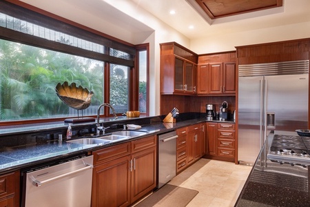 Kitchen with a view.