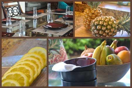 Fresh flavors and inviting spaces for sharing island meals.