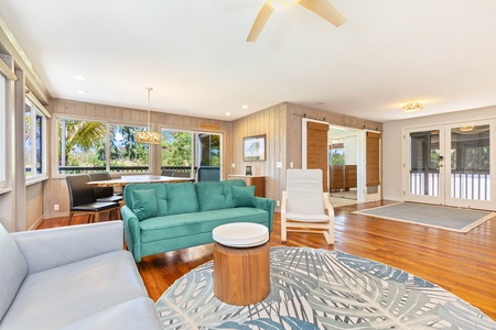 Spacious and open-concept layout makes this home ideal for group gatherings or family time.