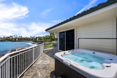 Relax in plush loungers while soaking in breathtaking ocean views and island vibes!