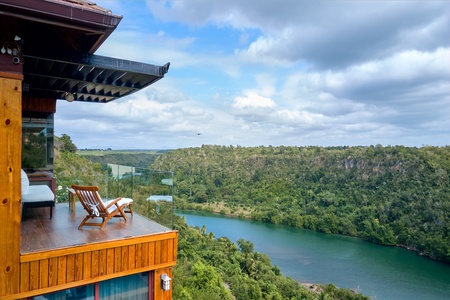 Take in the relaxing river views of Villa Kiki, your luxury tropical vacation home in La Romana, Dominican Republic.