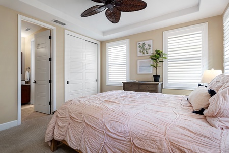 Bedroom with ensuite bath