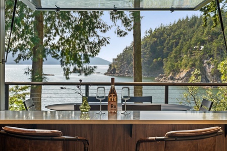 Enjoy a bottle of wine with a view!