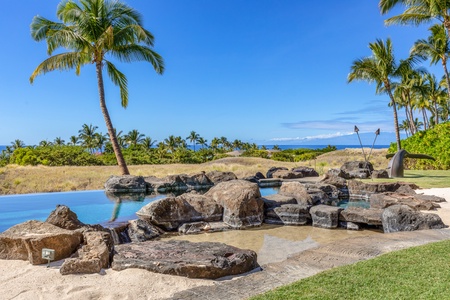 Little ones will love the private splash zone. Fun in the sun is just steps away!