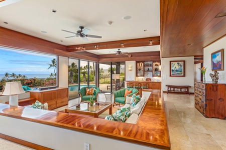 Ocean View from Lanai.