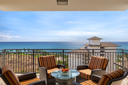 Enjoy the view from the lanai.