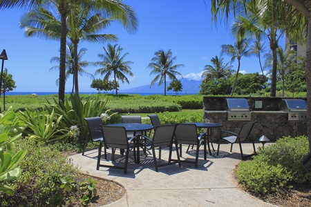 Enjoy tropical breezes and sweeping ocean views while dining outdoors at Honua Kai Konea 230.
