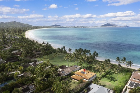 When you stay here, the beach is your backyard