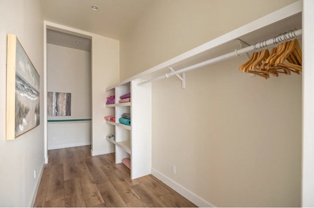 Plenty of storage space to help you feel at home.