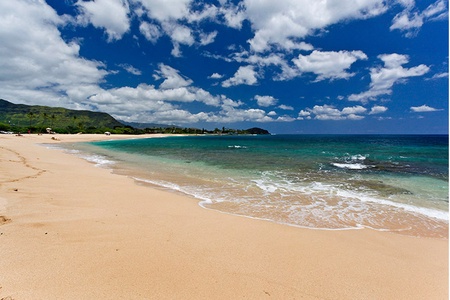 Makaha Beach Park, located just over a half mile from the house.