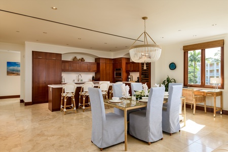 Expansive Ocean View Great Room with Dining and Gourmet-Style Kitchen