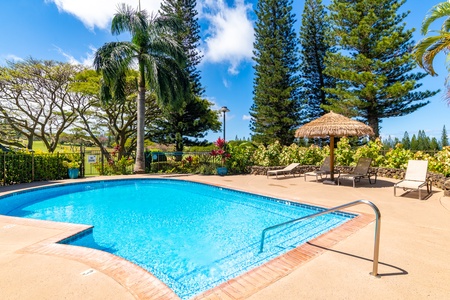Take a dip in one of the four heated pools.