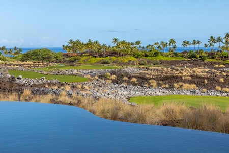 Dramatic coastline and course views from the pool’s edge—an unbeatable setting for relaxation.