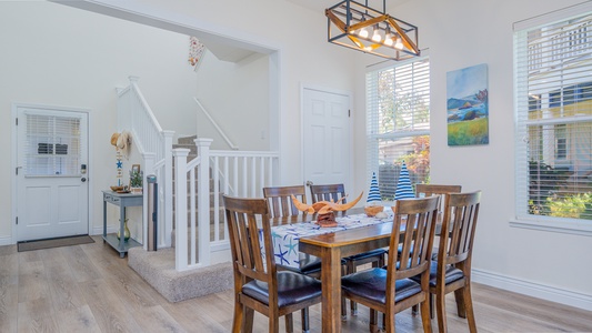 Sink in to the plush seating with your favorite book or TV show in the living room.