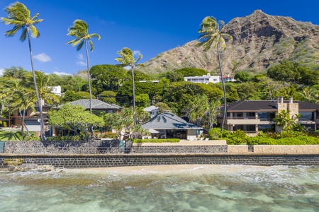 Aerial Oceanside View of Home