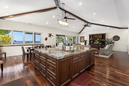 Grill under the island breeze in this beautiful outdoor space.