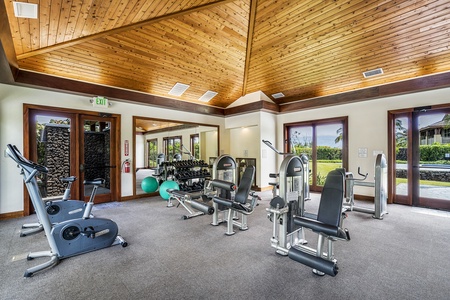 Complimentary access to the on-site fitness center.