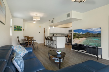 Stroll to the pristine lagoons for swimming, sunbathing, and sunset views.