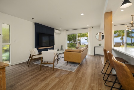 Bright and airy living room with stylish furnishings and natural light.