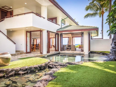 Gorgeous pond with water feature!