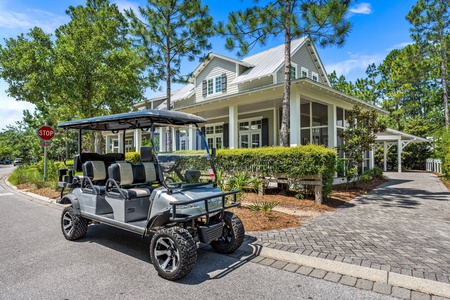 Access to a 6-seater cart available