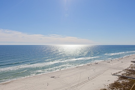 Beach view from balcony