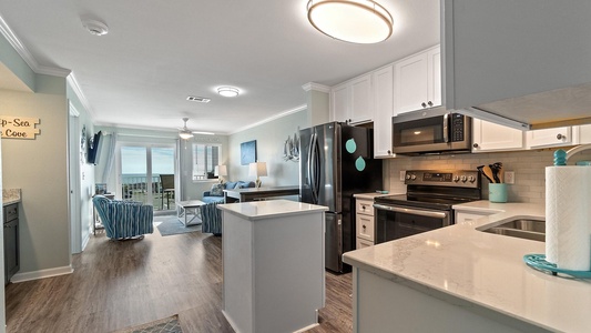 Kitchen and Living Room