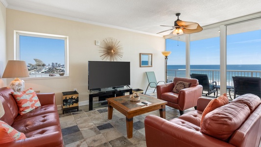Livingroom with Gulf View