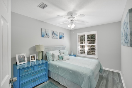 Upstairs, Guest Bedroom 1 with Queen Bed