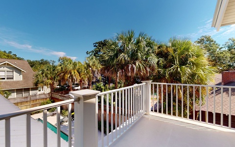 Upstairs Back Porch