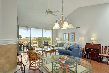 Living Room and Dining Area