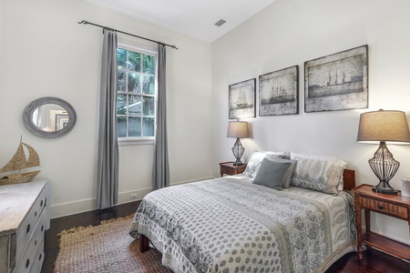 Downstairs, Guest Bedroom 1, Queen Bed