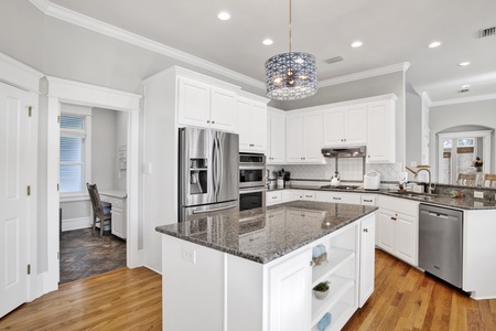 Fully equipped kitchen on the 2nd floor