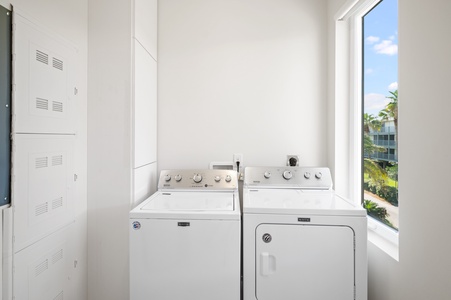 Full size washer and dryer