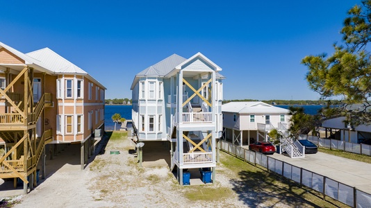 Covered parking for 3 with additional space in the driveway- Bama Boat House North