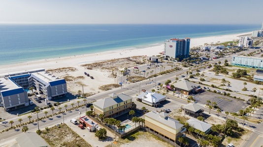 The Quadplex is the building that runs parallel to East Beach Blvd